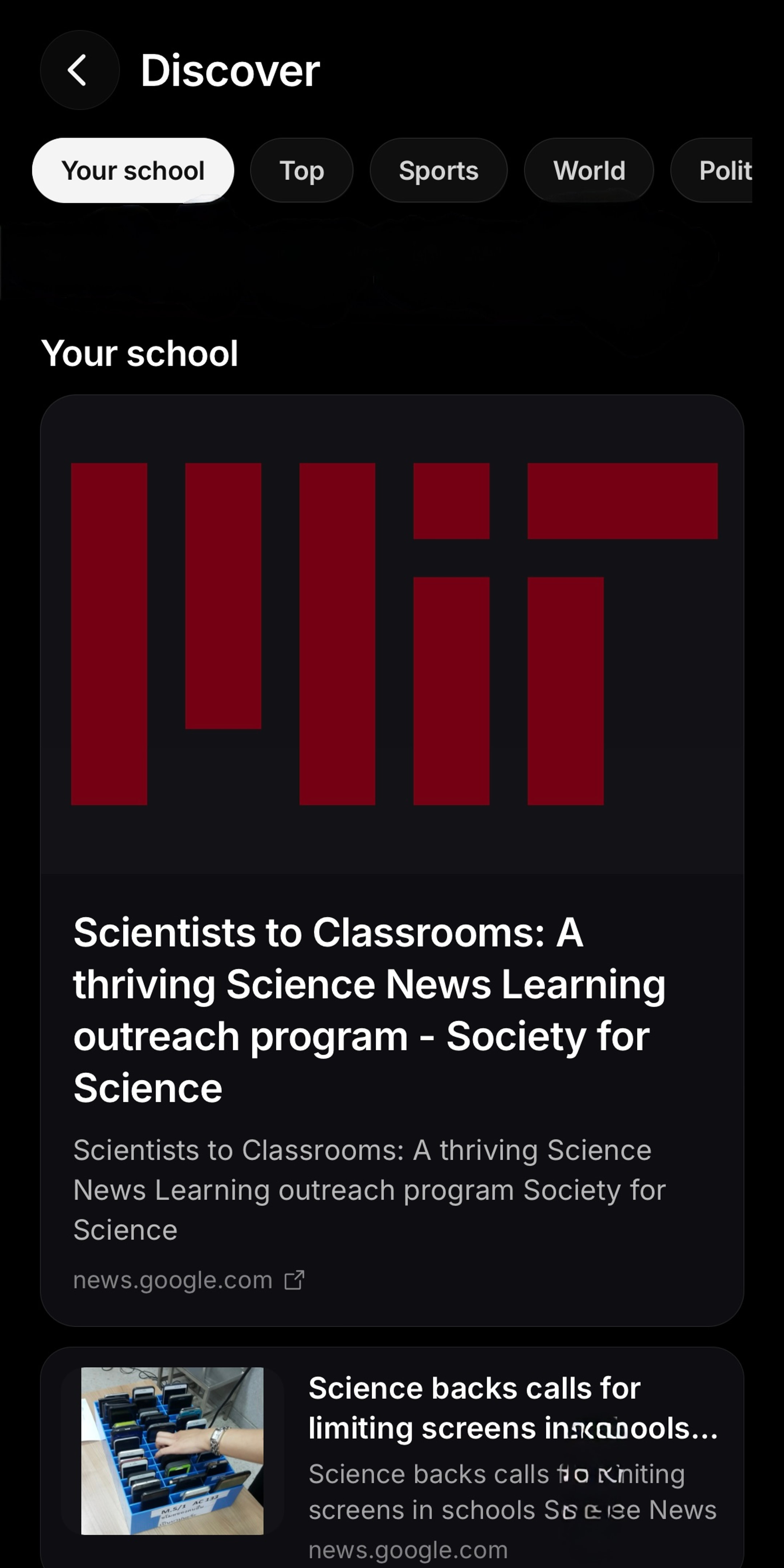 Discover what’s going on at your school